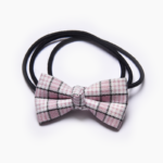 Λαστιχάκι Καρό Ροζ