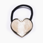 Λαστιχάκι Αμπιγιέ Καρδιά με χρυσό περίγραμμα